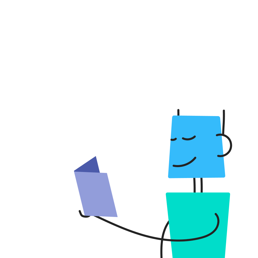 Tandem character illustration